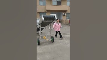 Extended folding belt conveyor factory loading and unloading artifact beltconveyor chain chain plate