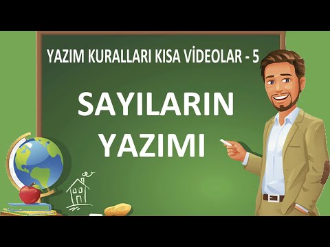 Video: Üç buçuk nasıl yazılır?