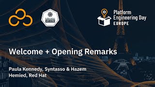 Platform Engineering Day | Welcome + Opening Remarks