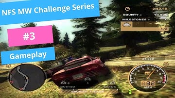 Challenge Series -  Roadblock Crashes and evading from Police - Tollbooth | NFS Most Wanted HD- #3