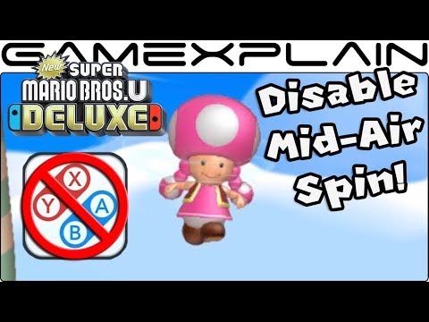 Video: C'è Un Modo Per Disabilitare L'esasperante Spin-jump A Mezz'aria Di New Super Mario Bros U Deluxe