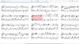 上を向いて歩こう（初級ピアノ） Sheet music for Piano Solo