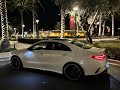 Mercedes CLA45 AMG Night Drive (Exhaust Sounds+ Launch Control)