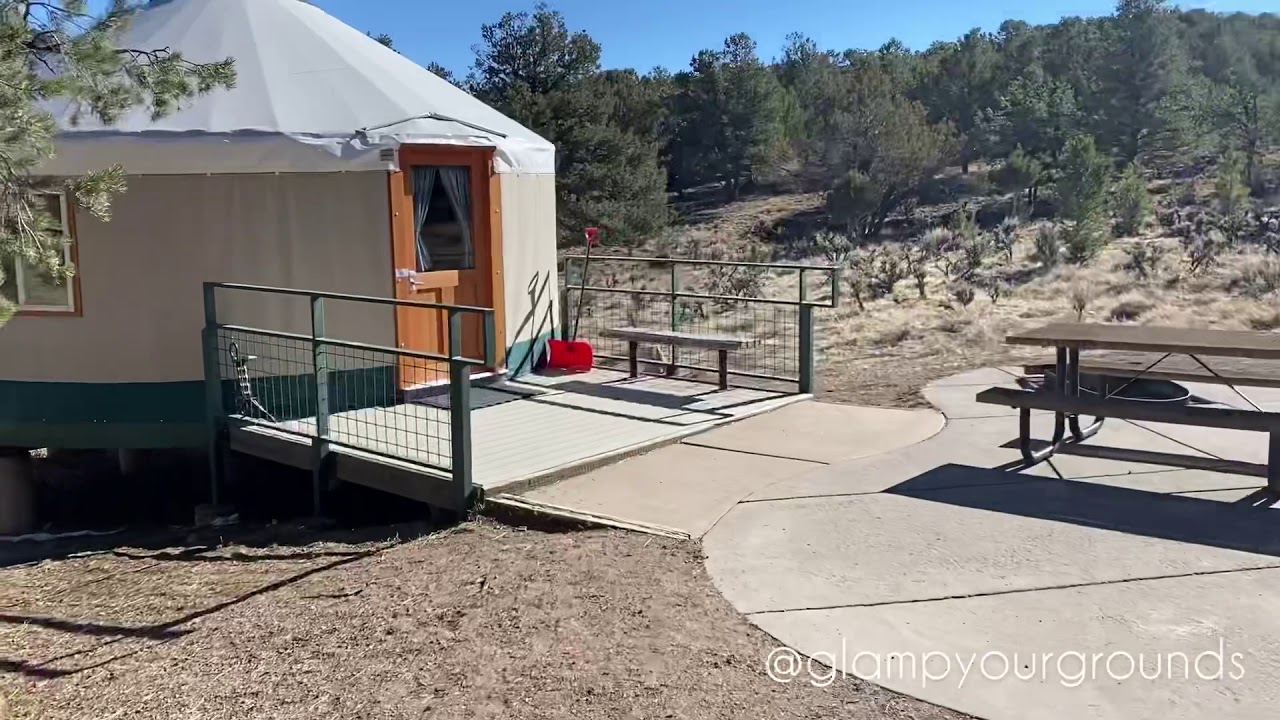 Yurt Rentals at Ridgway State Park YouTube