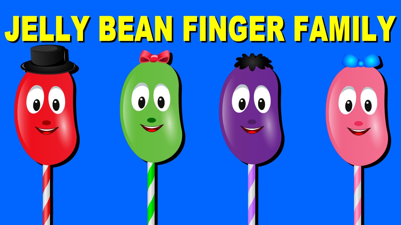 Jelly Beans The Finger Family Rhymes Kids Learning Videos Nursery