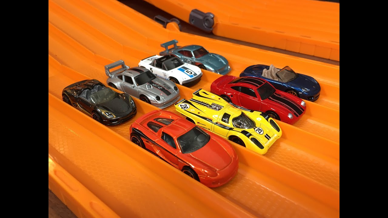 hot wheels porsche series exclusive 8 car set