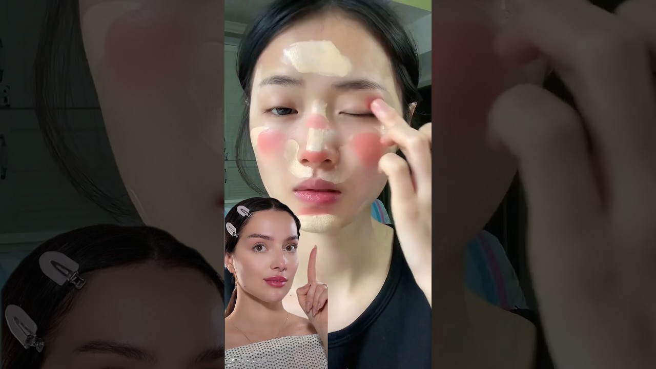 makeup with fingers 🖐️ 
