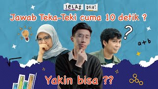 Matematika | Tes Logika dengan Pertanyaan Menjebak | Jelas Deh! E5