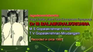 Jagadanandakaraka-Dr M BALAMURALIKRISHNA