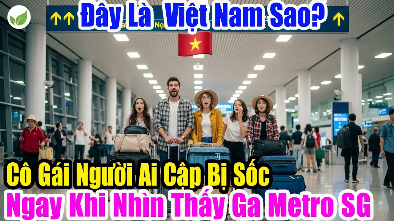 “Đây mà là Việt Nam sao?” – Nữ sinh Ai Cập sững sờ khi lần đầu đặt chân tới ga Metro Sài Gòn