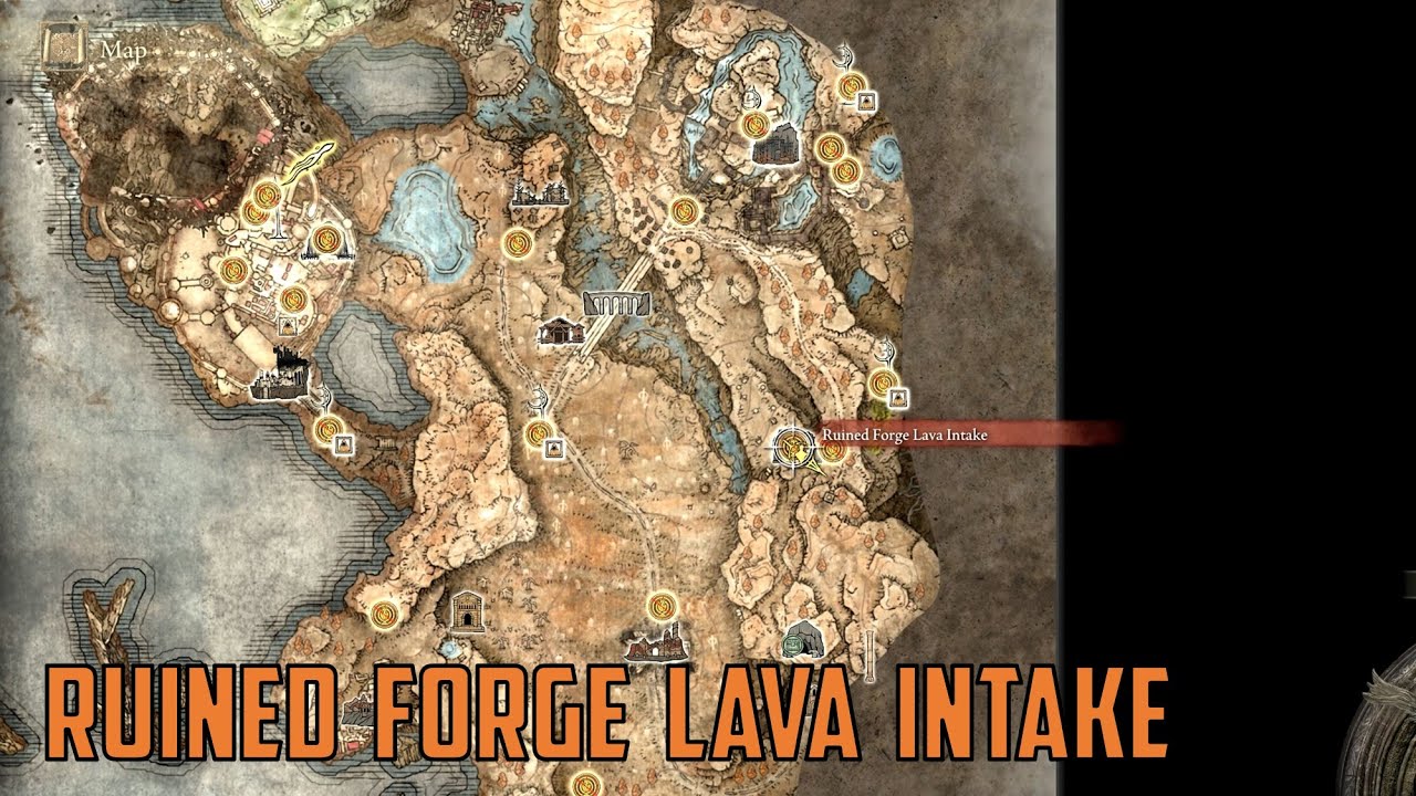 Ruined Forge Lava Intake | Graveside Plain | Elden Ring Shadow of The ...