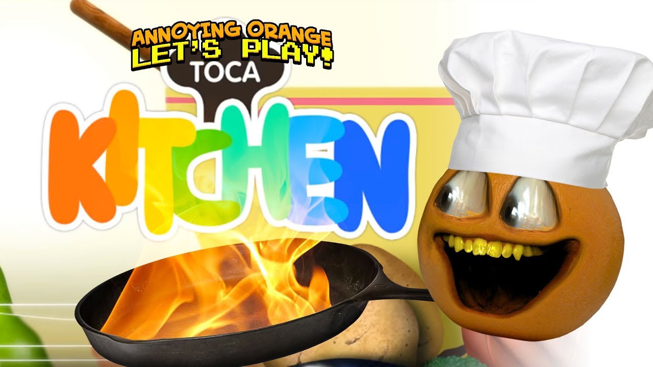 Toca Kitchen! [Annoying Orange Plays]