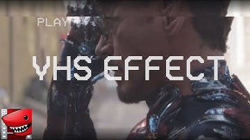 How to Create a Retro VHS Look Effect in Lightworks Tutorial - No Plugins (EASIER THAN PREMIERE PRO)