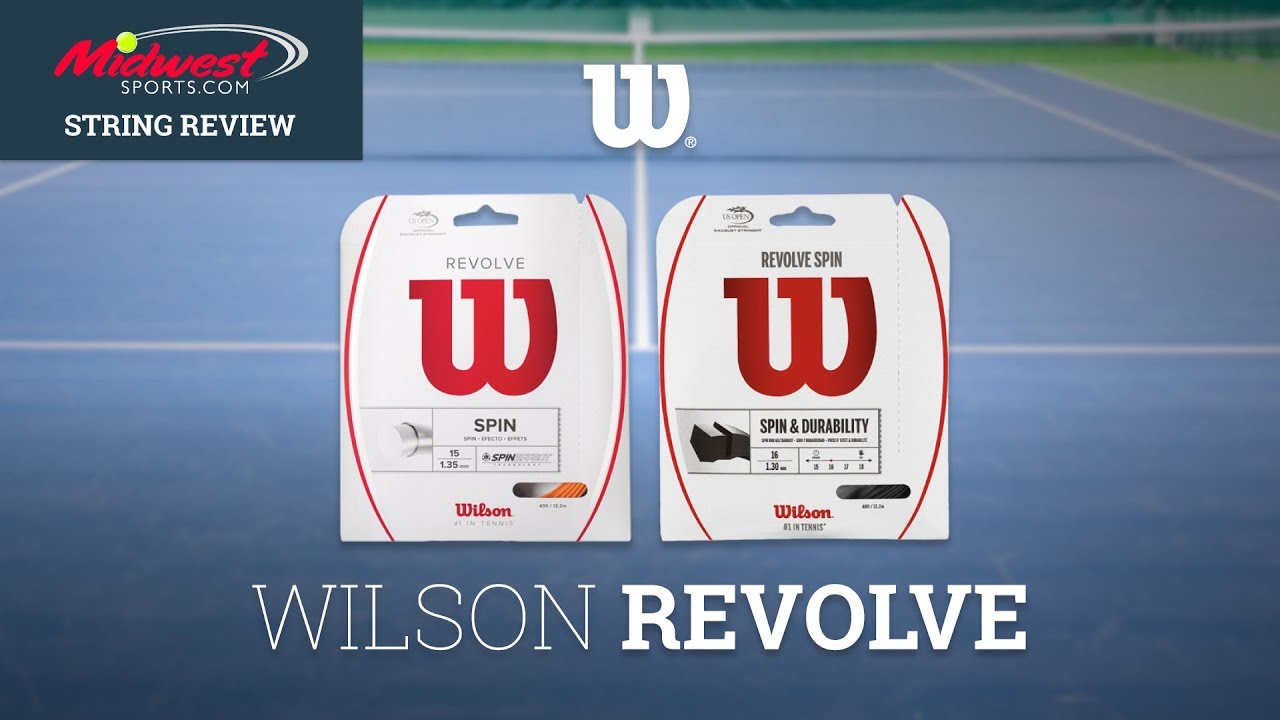 Red Details about   Wilson Revolve Twist 17 Tennis String 3 Pack Bundle Authorized Dealer 