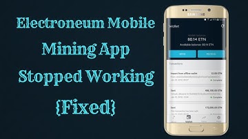 Electroneum Mobile Mining App Stopped After Sometime - Problem Solved
