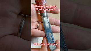 Check out my recent vintage Mora knife restore #knifecollection #moraknife #blade #dualsurvival