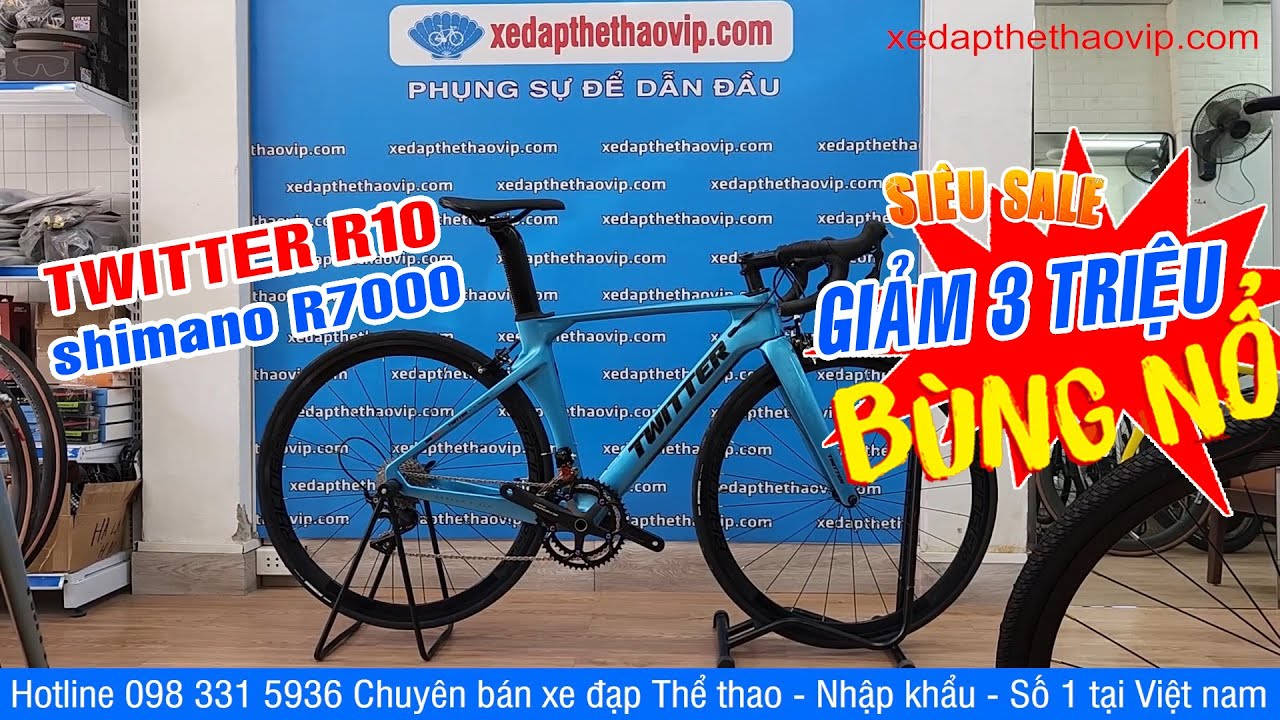Giảm 3 triệu TWITTER R10 shimano105 R7000 - Mẫu xe cực HOT | Gọi ...
