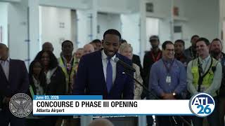 Atlanta Airport Concourse D Phase III Opening