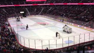 Zambonis at an NHL game