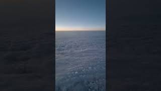 High altitude flight, sunset, view from the window. Music: Kenji Kawai - Etorofu.