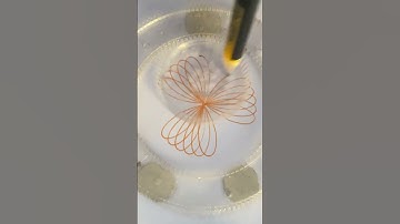 What does this pattern resemble??? Magic Ruler Small ruler, big wisdom #2024 #short #spirograph
