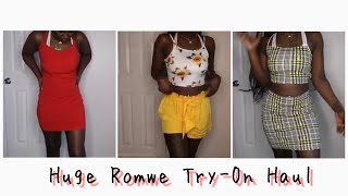 HUGE ROMWE TRY-ON HAUL SUMMER 2020 | trendy & affordable