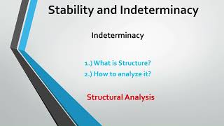 Introduction | Episode - 1(SA) | Stability & Indeterminacy | Structural Analysis