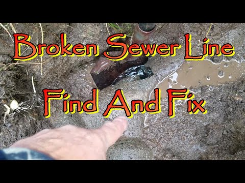 Broken Sewer Line Find And Fix