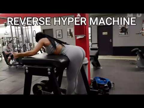 Reverse hyper machine - glutes