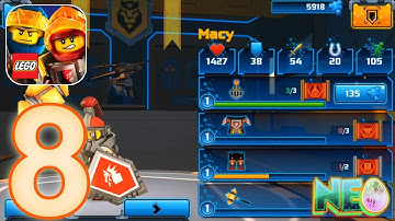 LEGO NEXO KNIGHTS: MERLOK 2.0 Gameplay Walkthrough Part 8 - Heroes Upgrade (iOS, Android)