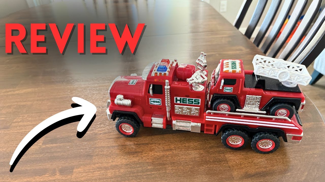 Hess 2015 51st Collectible Toy Fire Truck & Ladder Rescue Review