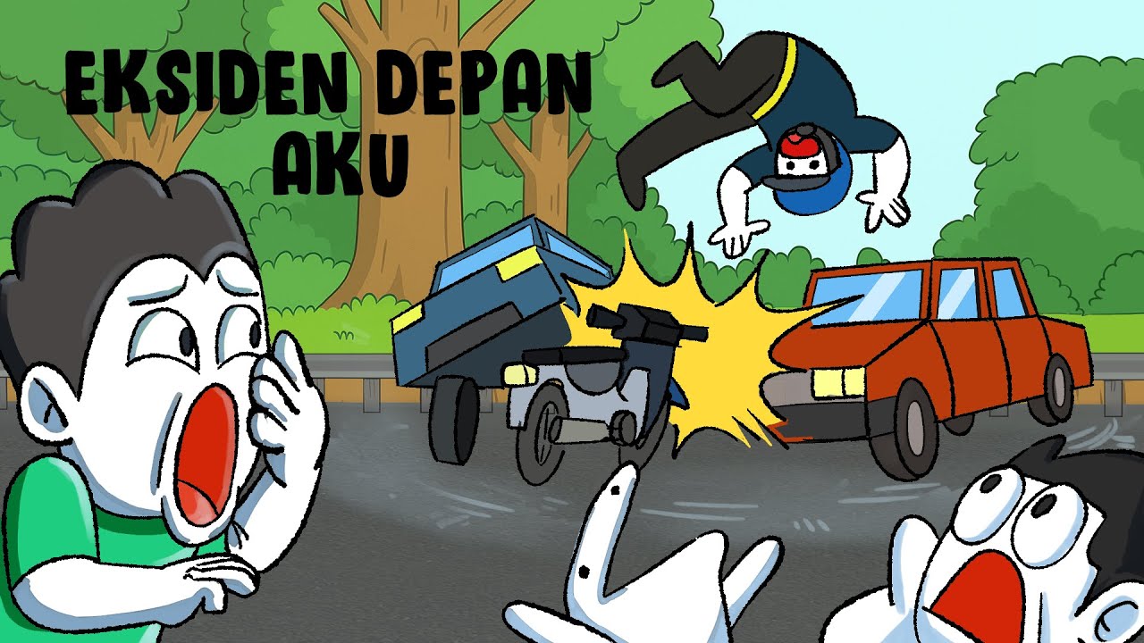 Tragedi Orang Eksiden Depan Mata