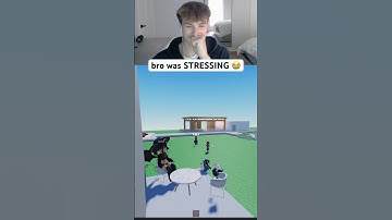bro was STRESSING 😭 #roblox #funny #trolling #troll