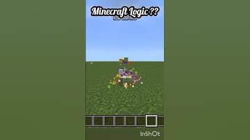 minecraft logic #shorts #ytshorts