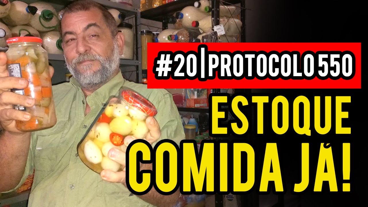 COMO ESTOCAR CONSERVAS | ARMAZENAR ALIMENTOS PARA O FUTURO | PROTOCOLO 550 DE SOBREVIVENCIALISMO #20