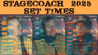 Stagecoach 2025 Set Times