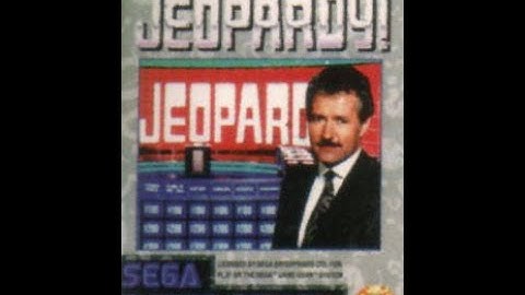 Sega Game Gear Jeopardy! ORIGINAL RUN Game #2