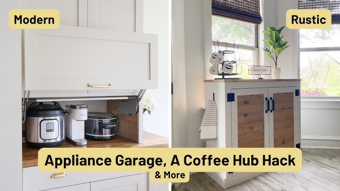 Kitchen Appliance Garage DIY - Angela Marie Made