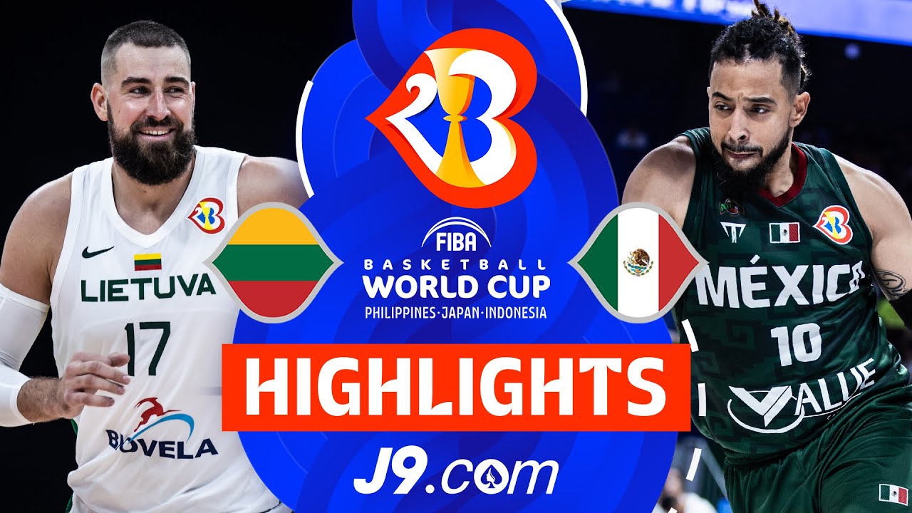 Lithuania 🇱🇹 vs Mexico 🇲🇽 J9 Highlights FIBA Basketball World Cup 2023