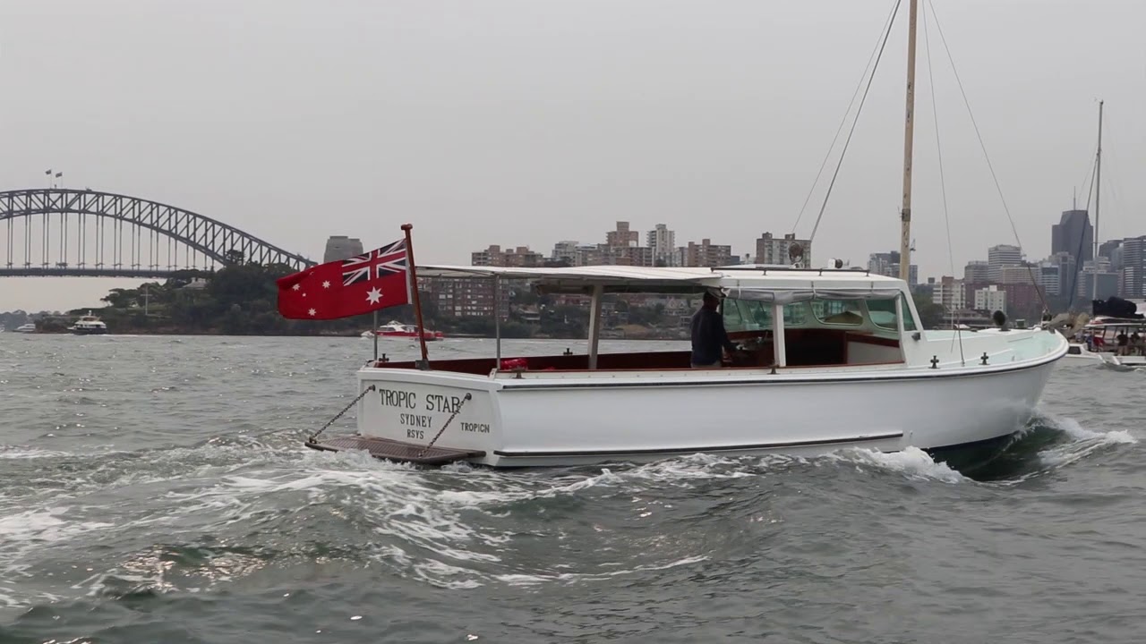 Tropic Star. 1960 Alan Payne designed Motor Sailer