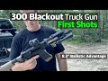 First Shots Out of the 300 Blackout Truck Gun