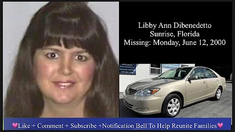 2000 Cold Case: Libby Ann Dibenedetto FL Tag: XJF8...