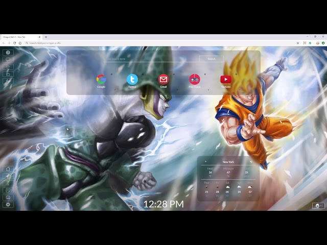 Dragon Ball Z Wallpapers and New Tab