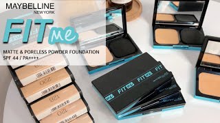 BARU ! MAYBELLINE FIT ME MATTE & PORELESS POWDER | HARGA CUMA 50.000 ? 😳 | Maria Soelisty