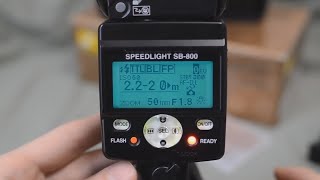 Basic Nikon SB-800 Speedlight Flash Overview