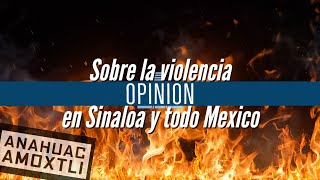 Opinion sobre violencia en Sinaloa