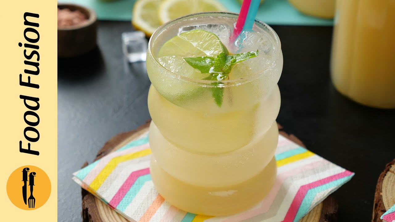 Pear Lemonade Recipe by Food Fusion