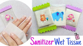 Homemade Sanitizer wet Tissue/ DIY wet Tissue at home | Hand Sanitizer wet tissue