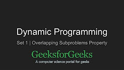Dynamic Programming | Algorithms & Data Structures | Programming ...