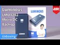 Luminous LMU1202 Micro DC Backup Unboxing